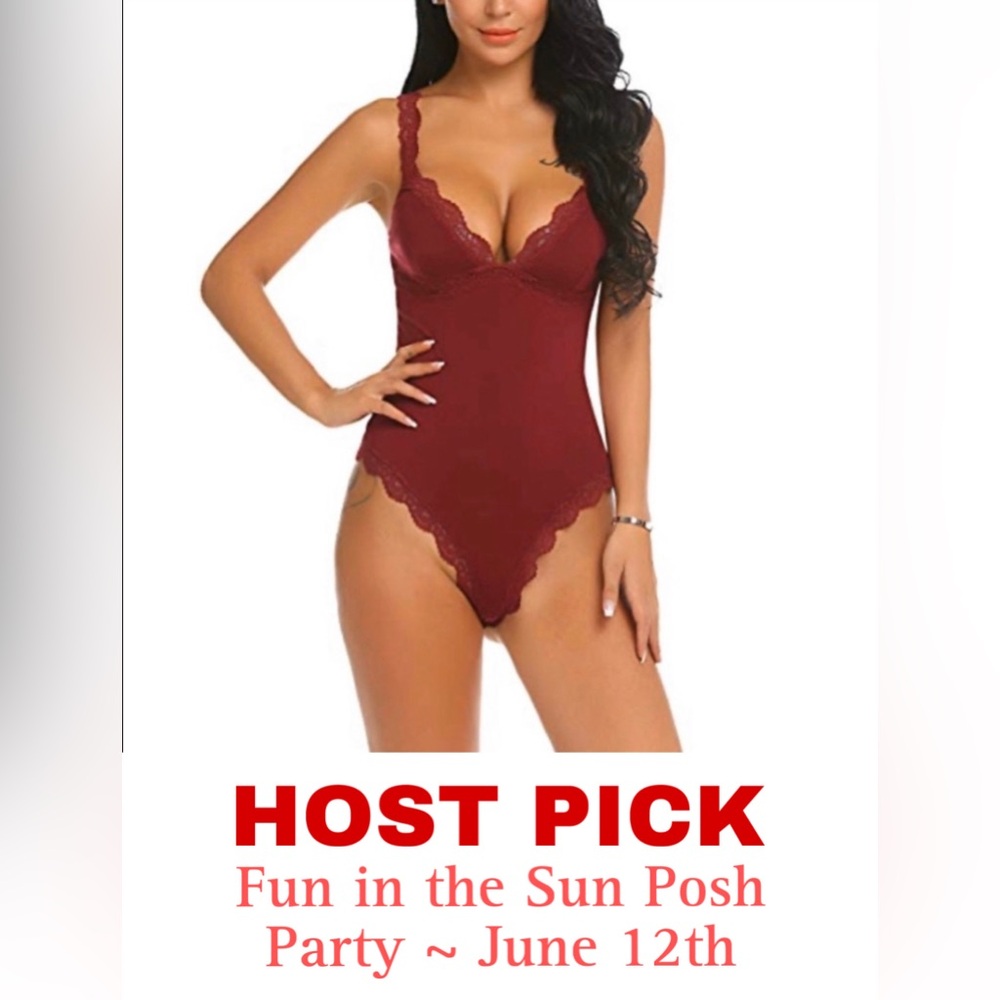 Burgandy Bodysuit